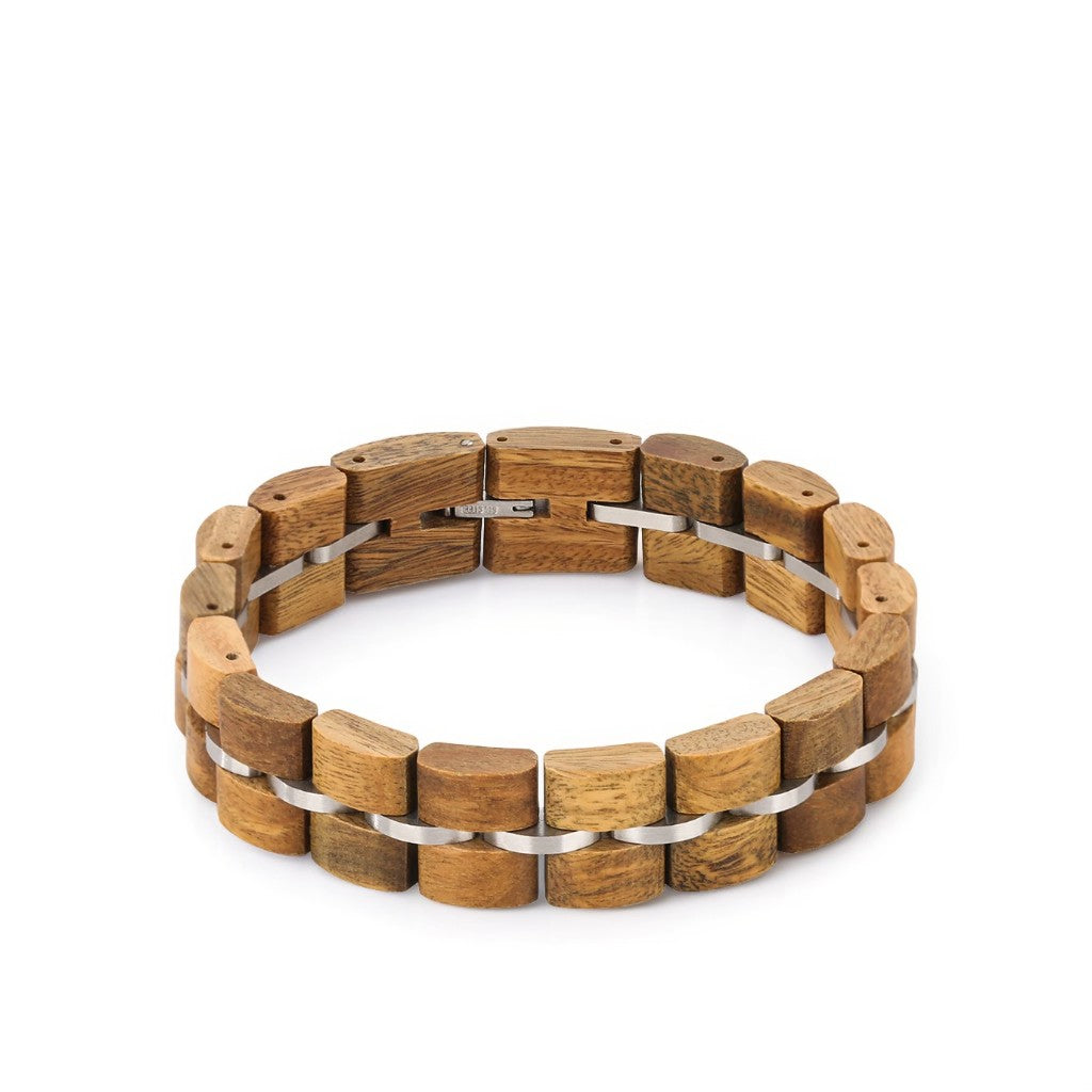 Modèle Atlantis - Bracelet Bois & Acier