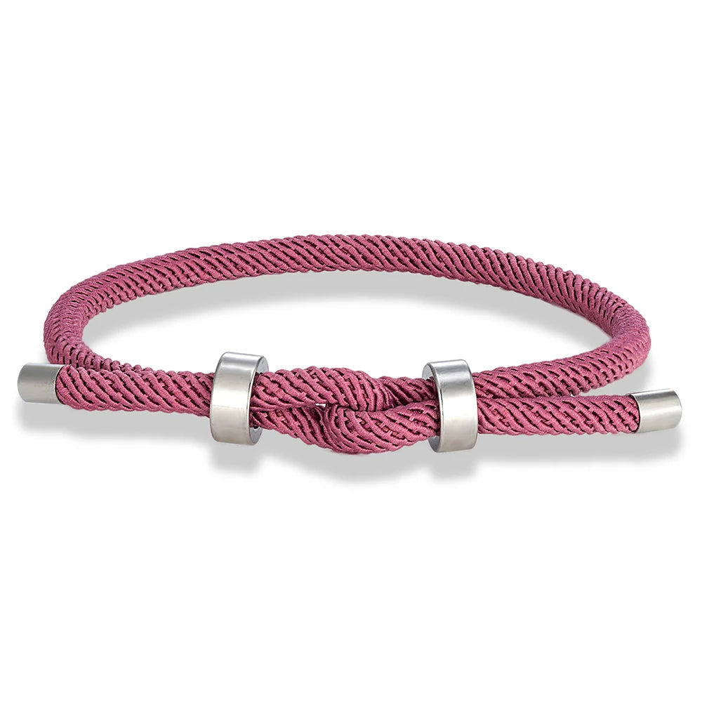 Bracelet corde Nexus Lumière