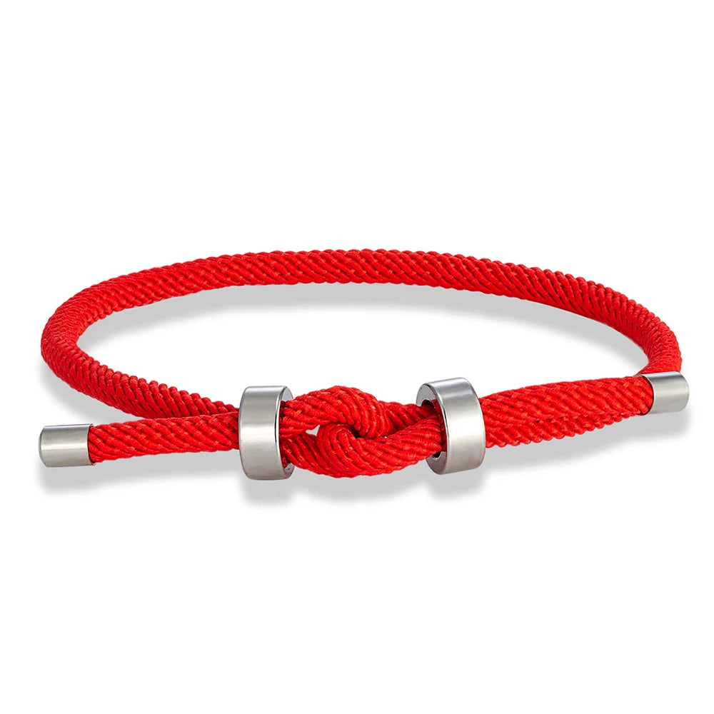 Bracelet corde Nexus Lumière