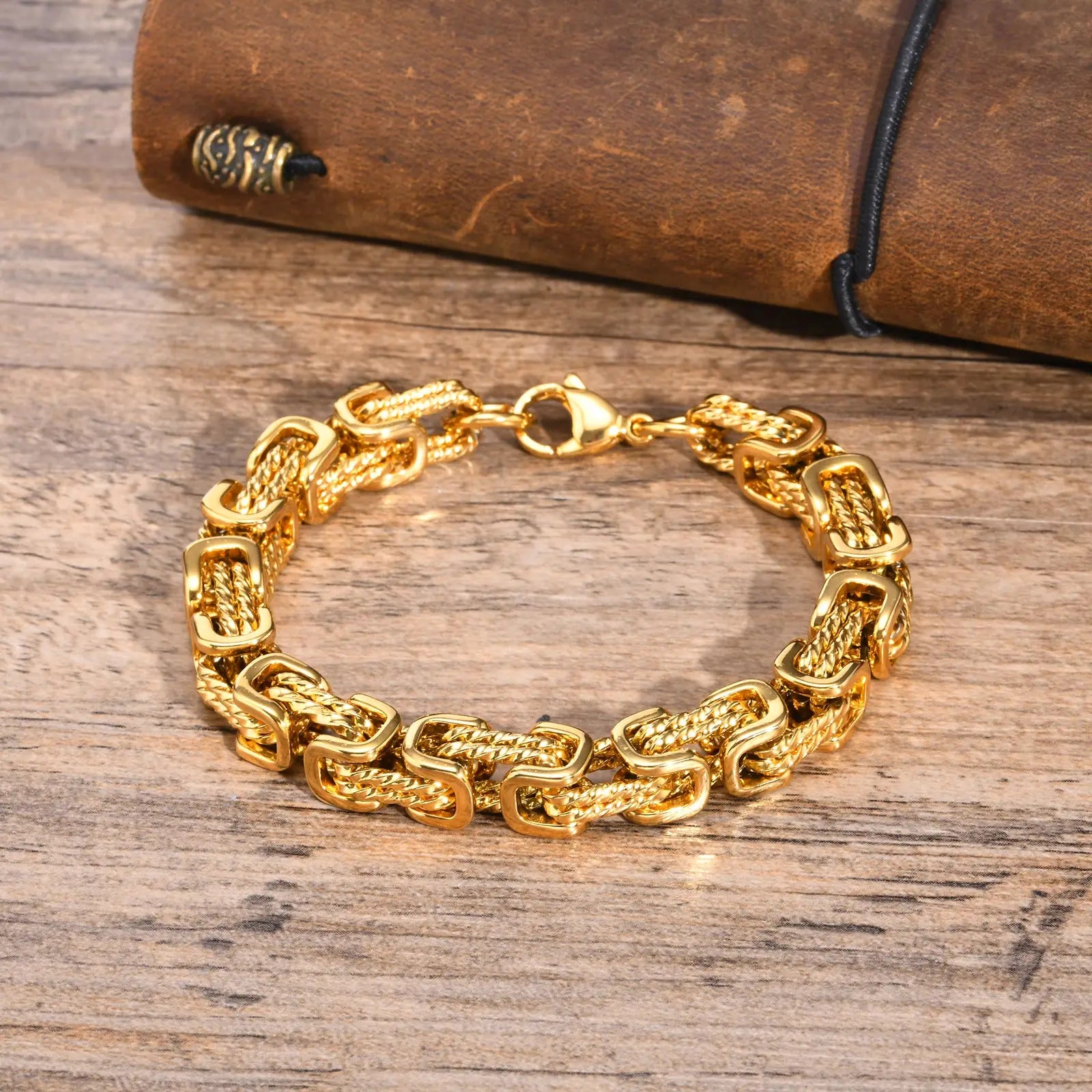 Modèle Hadès – bracelet tressé en acier