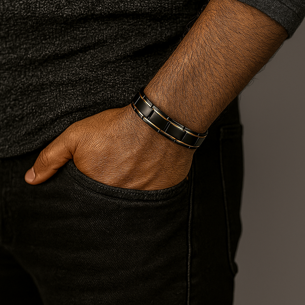 Modèle Solaris - Bracelet Acier Magnétique