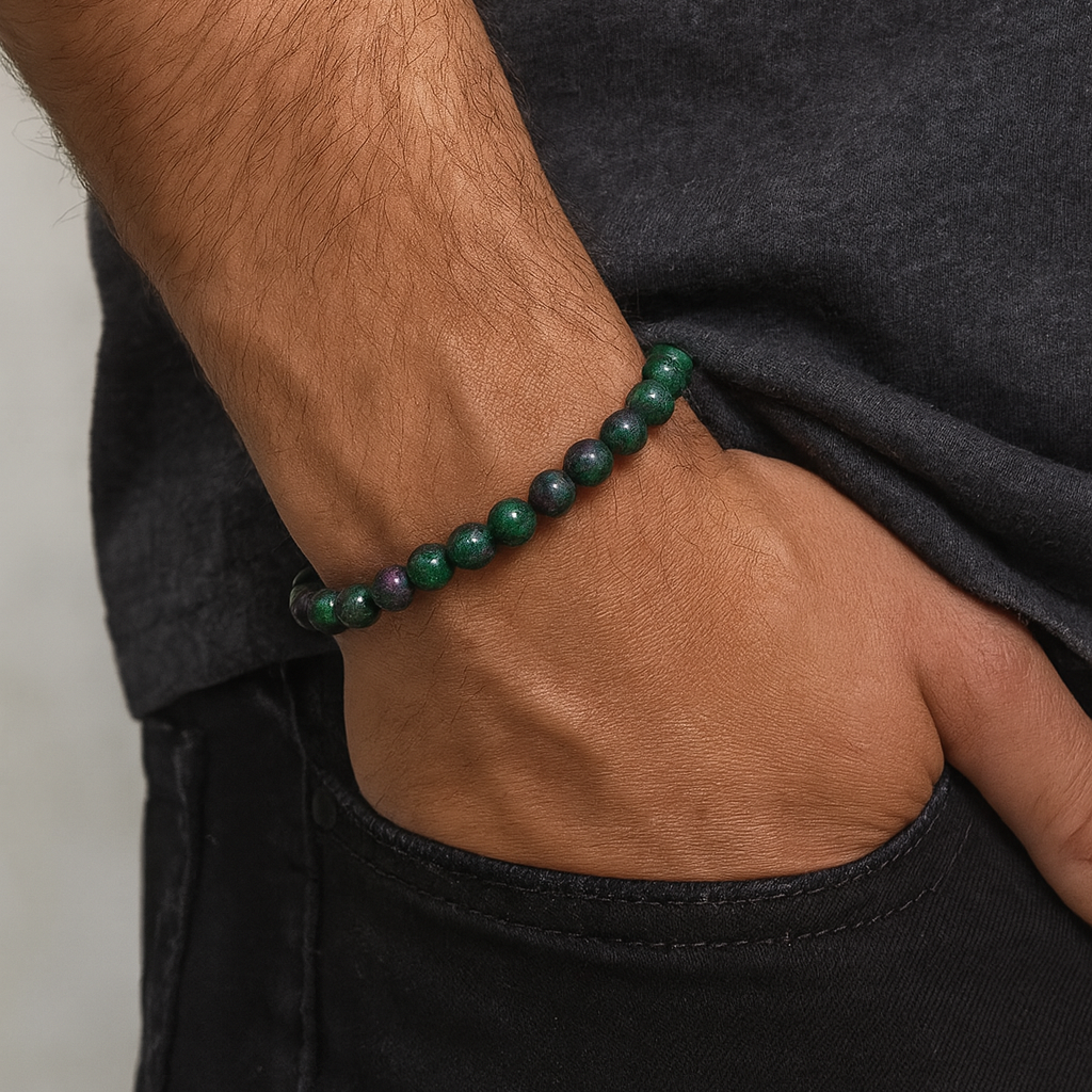 Modèle Viridis  – Bracelet en Épidote