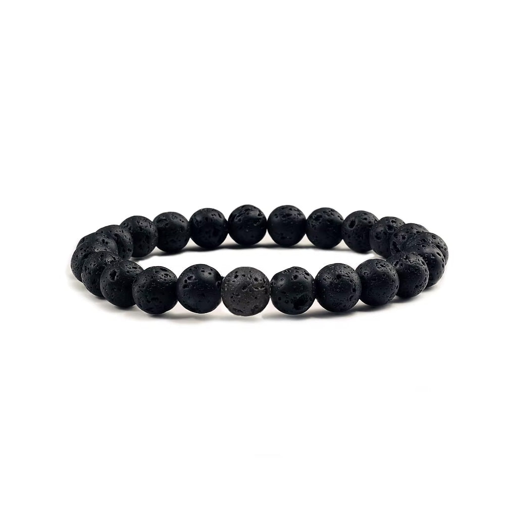 Modèle Vulcan  – Bracelet en Pierre de Lave