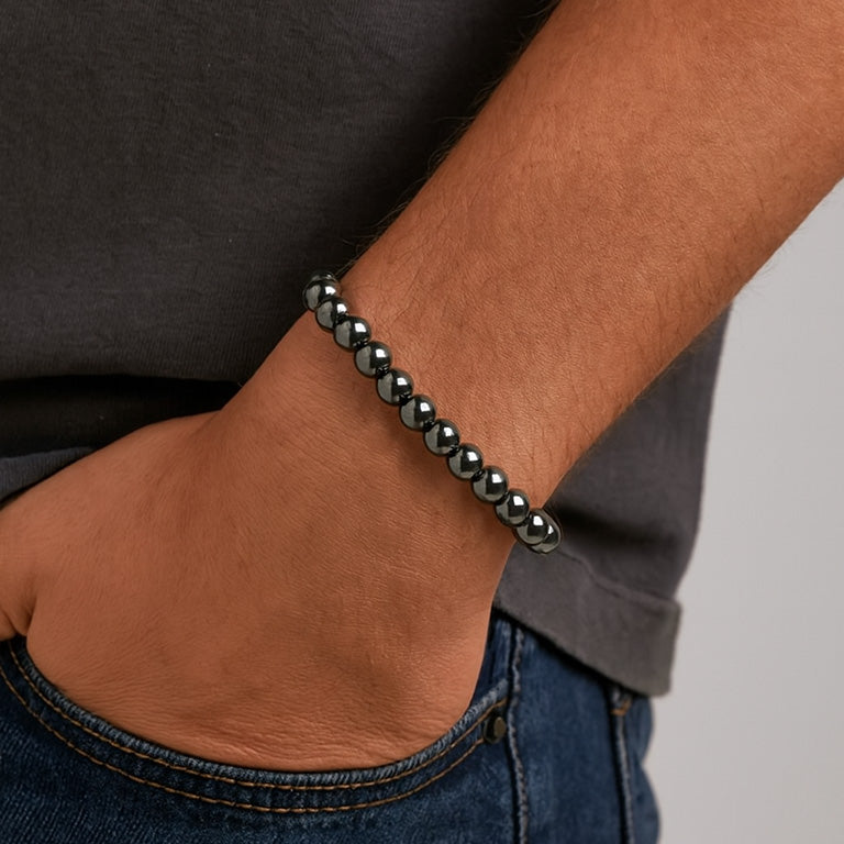 Modèle Ferrum  – Bracelet en Hématite